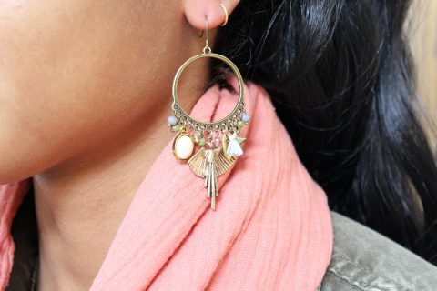 Boucles d'oreilles bijoux bohèmes Naïves